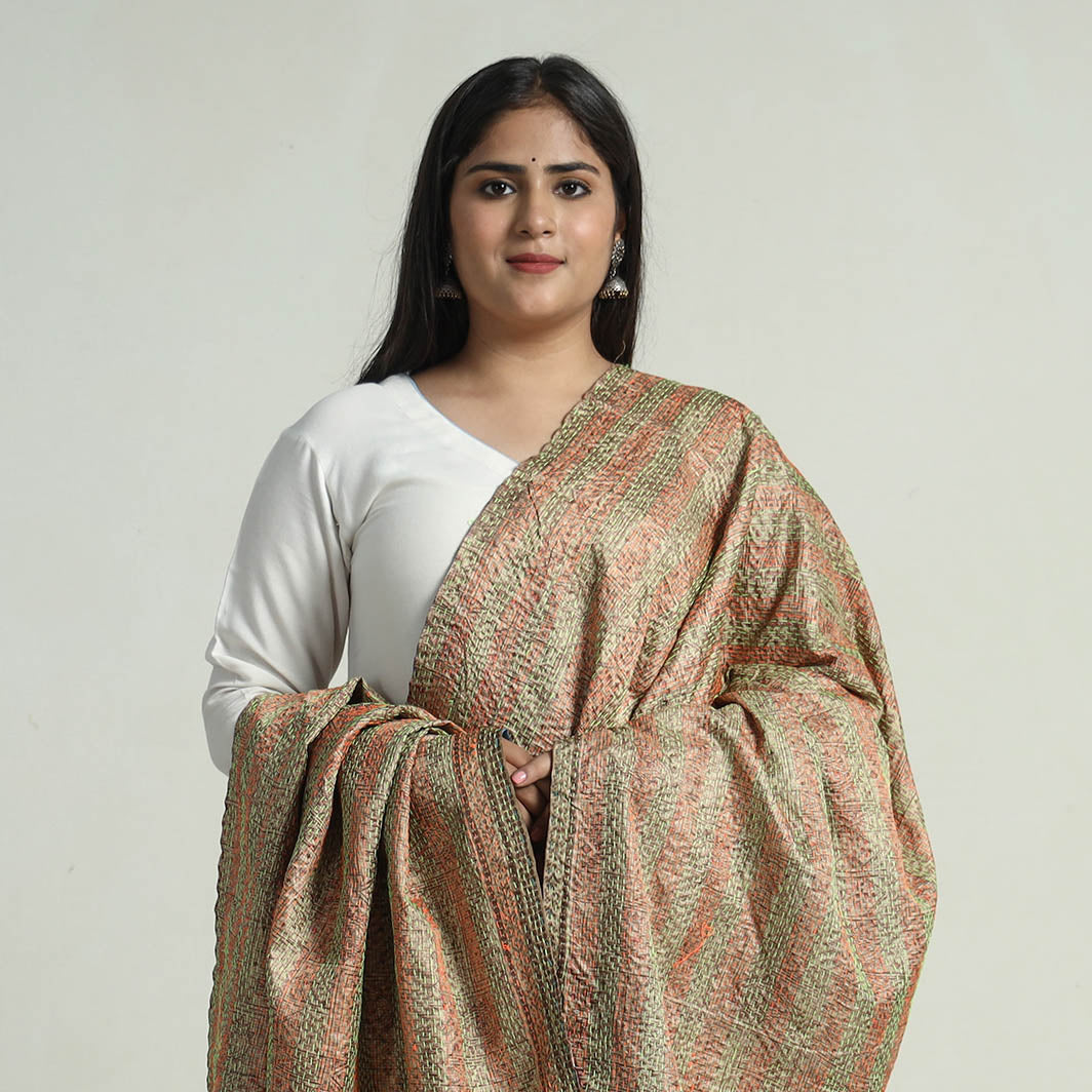 Kantha Embroidery Dupatta