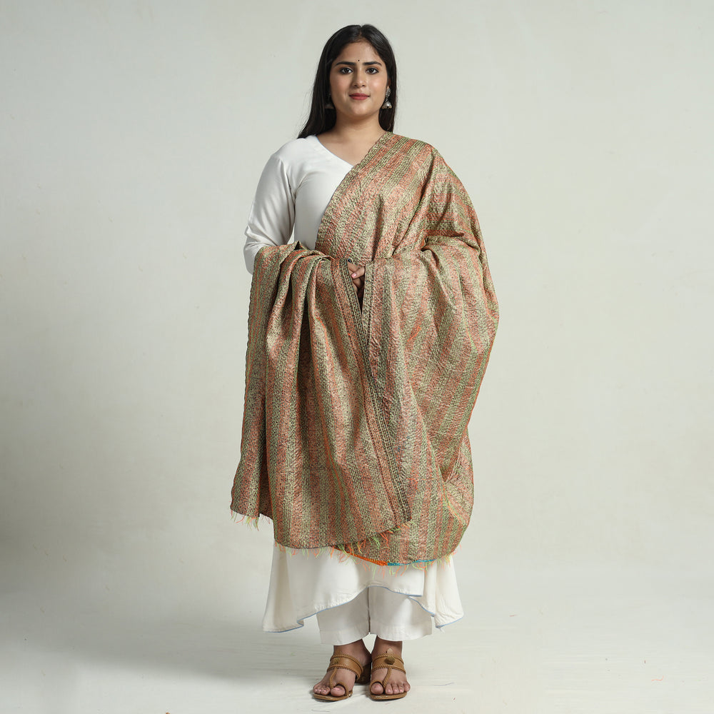 Kantha Embroidery Dupatta