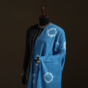 Shibori Tie-Dye Cotton Dupatta with Tassels 36