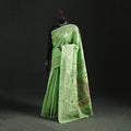 Hand Embroidered Silk Saree 12