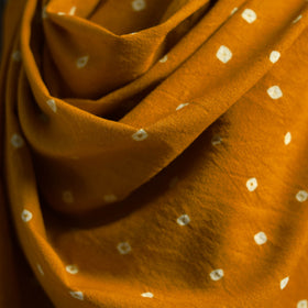 Kutch Handwoven Merino Wool Bandhani Tie-Dye Shawl 13