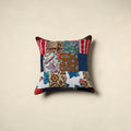 Multicolor Handcrafted Cotton Patchwork Cushion Cover