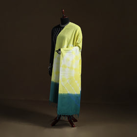 Shibori Tie-Dye Cotton Dupatta with Tassels 37