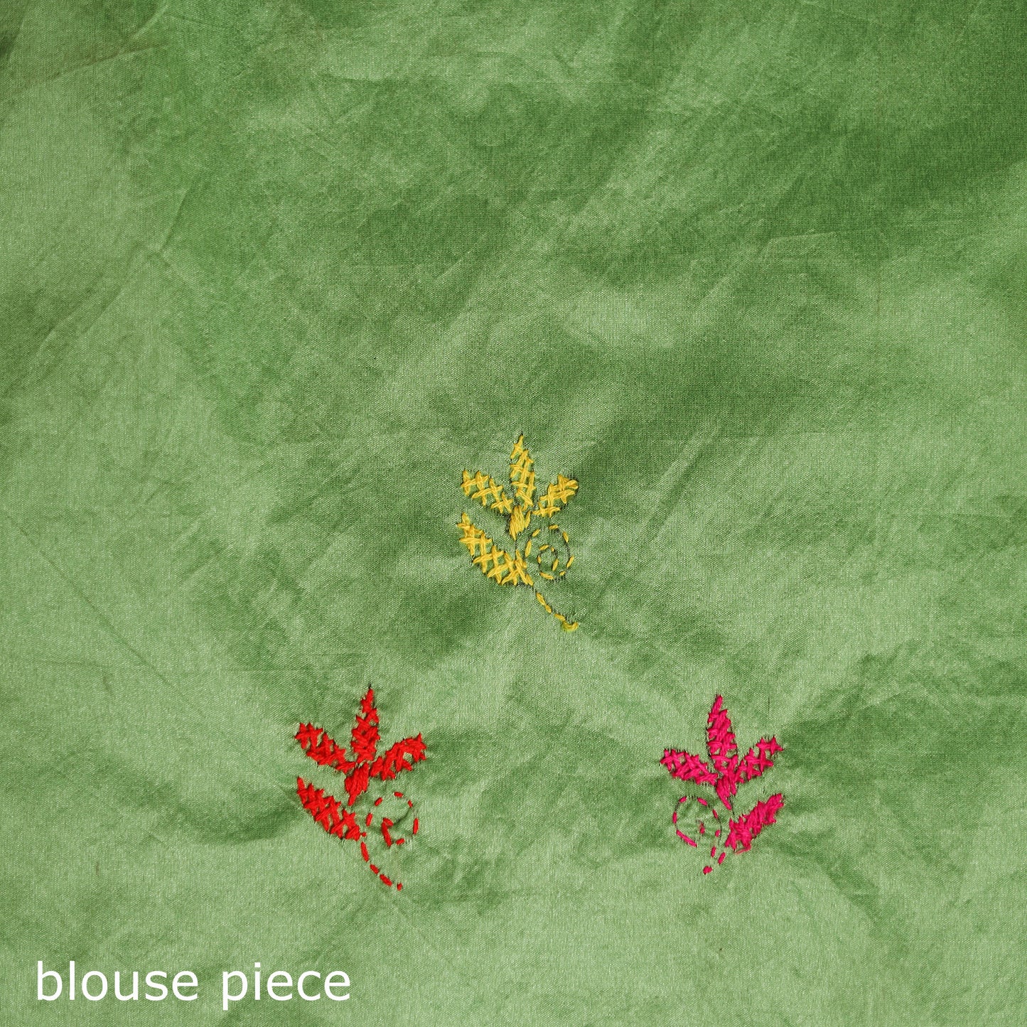 Hand Embroidered Silk Saree 12
