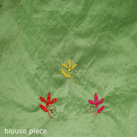Hand Embroidered Silk Saree 12