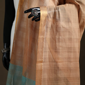 Pure Handloom Cotton Nizam Zari Border Mangalagiri Dupatta 48