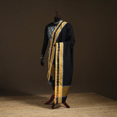 Sambalpuri Ikat Cotton Dupatta from Odisha 03