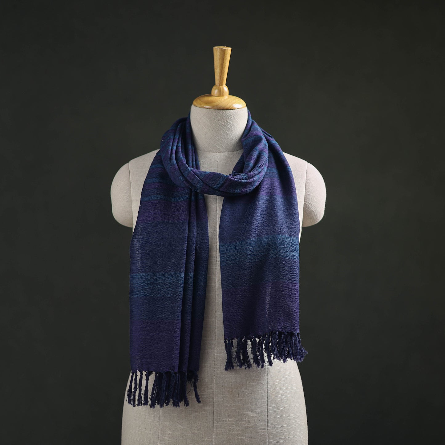 Kumaun Handwoven Pure Merino Wool Stole 60