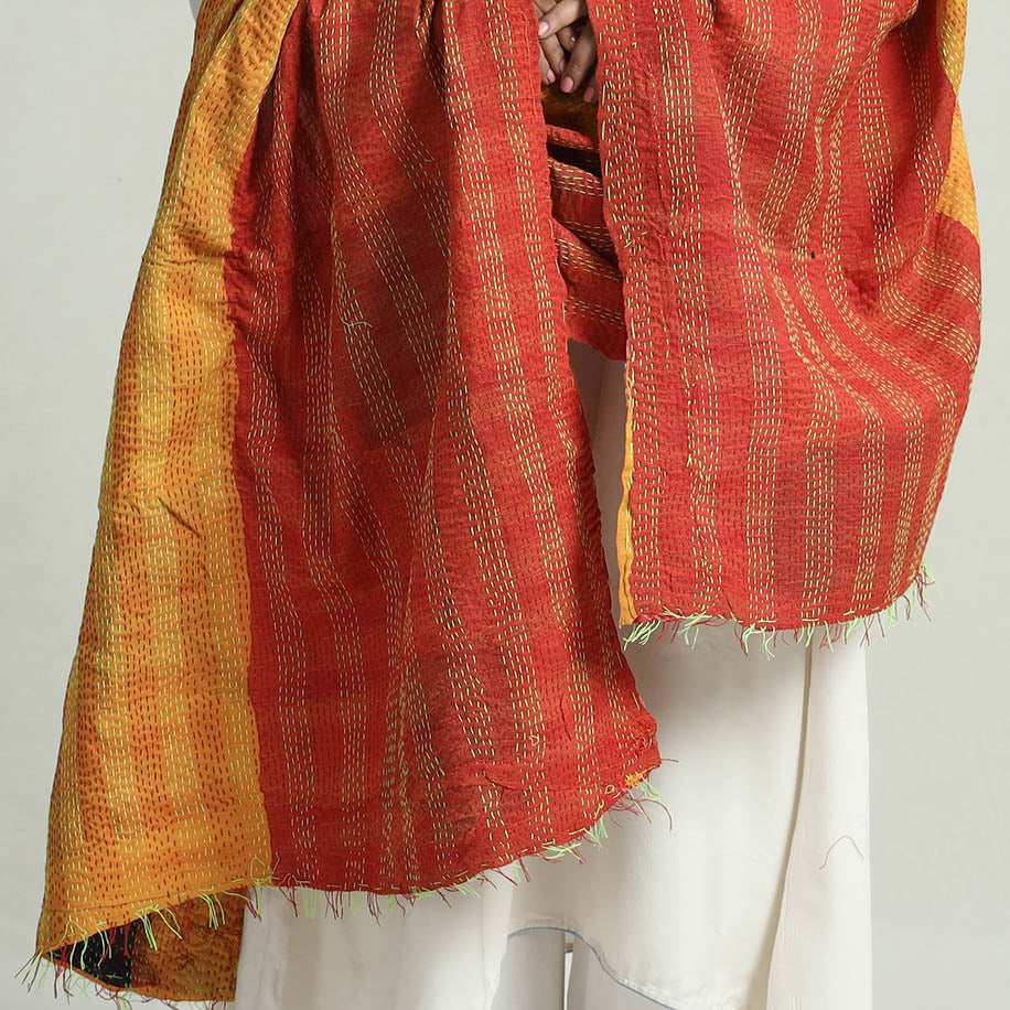 Kantha Embroidery Dupatta