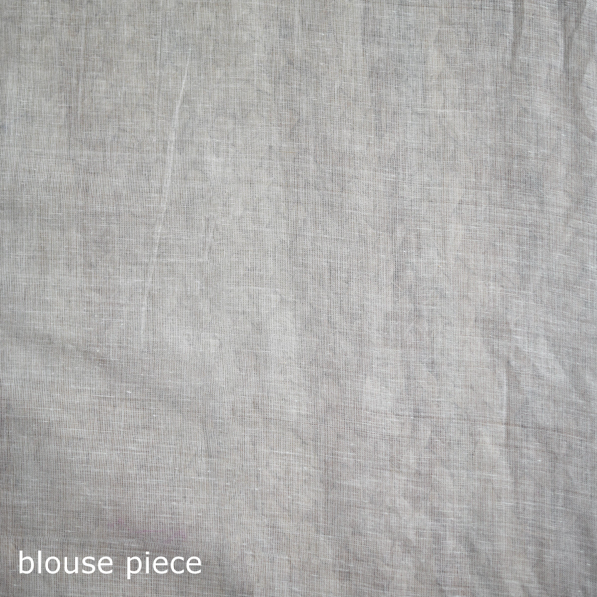 Handwoven Pure Cotton Phulia Jamdani Saree for Durga Puja 08