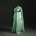 Hand Embroidered Silk Saree 14