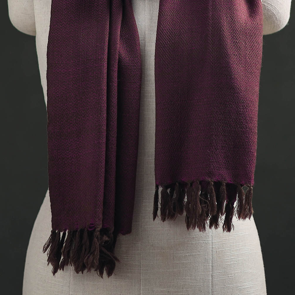 Kumaun Handwoven Pure Merino Wool Stole 63