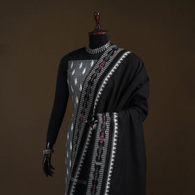 Sambalpuri Ikat Cotton Dupatta from Odisha 04