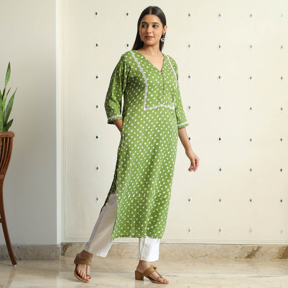 bandhani kurta