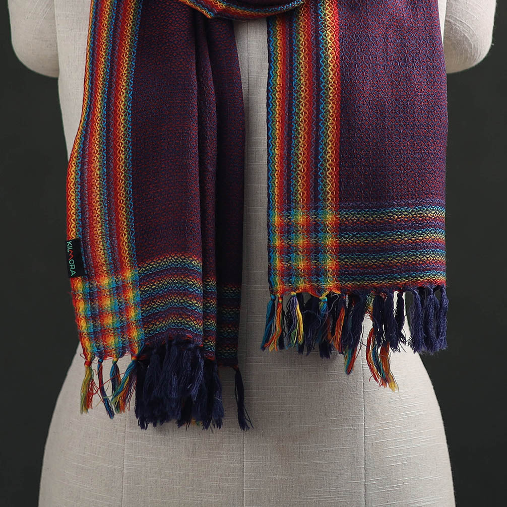 Kumaun Handwoven Pure Merino Wool Stole 65