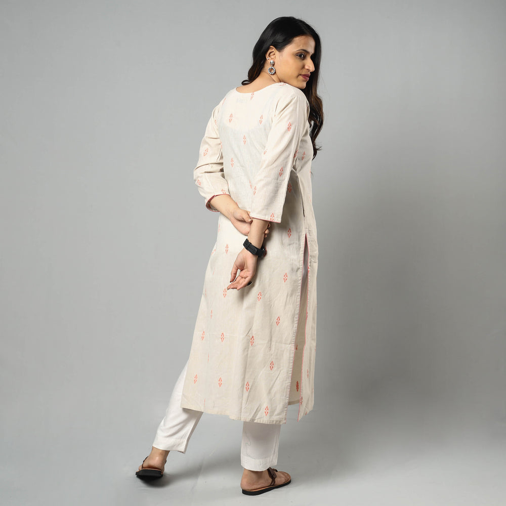 jacquard kurta