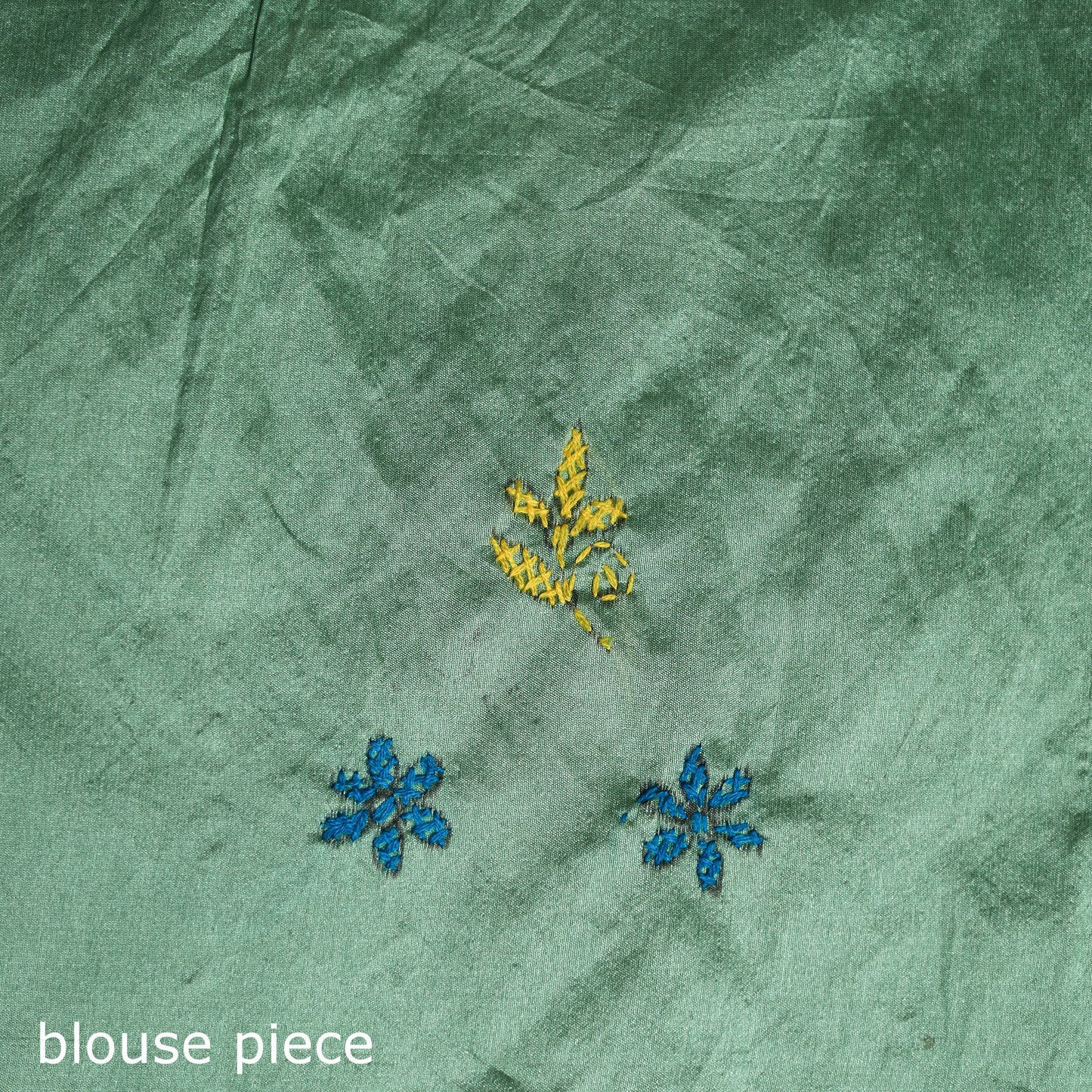 Hand Embroidered Silk Saree 14