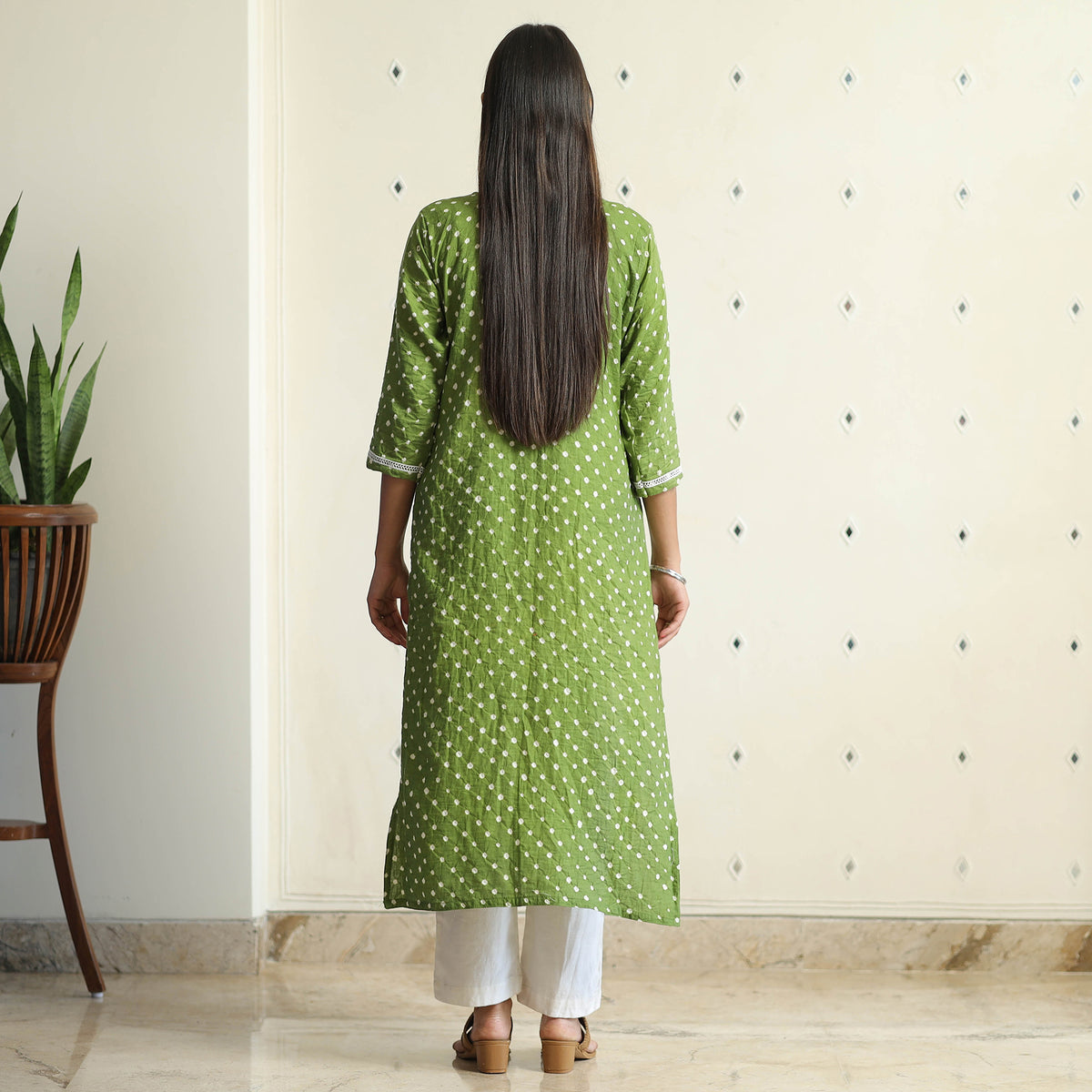 bandhani kurta