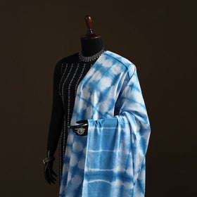 Shibori Tie-Dye Cotton Dupatta with Tassels 40