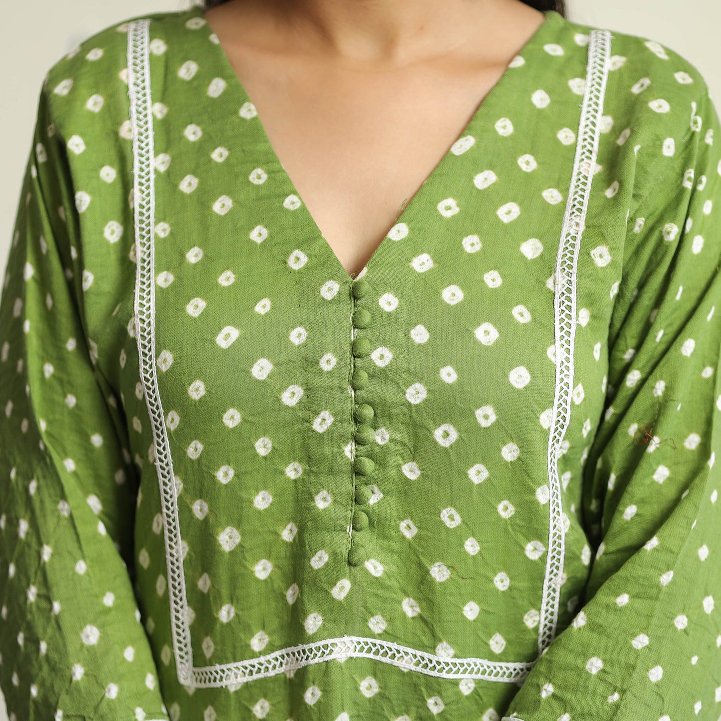 bandhani kurta