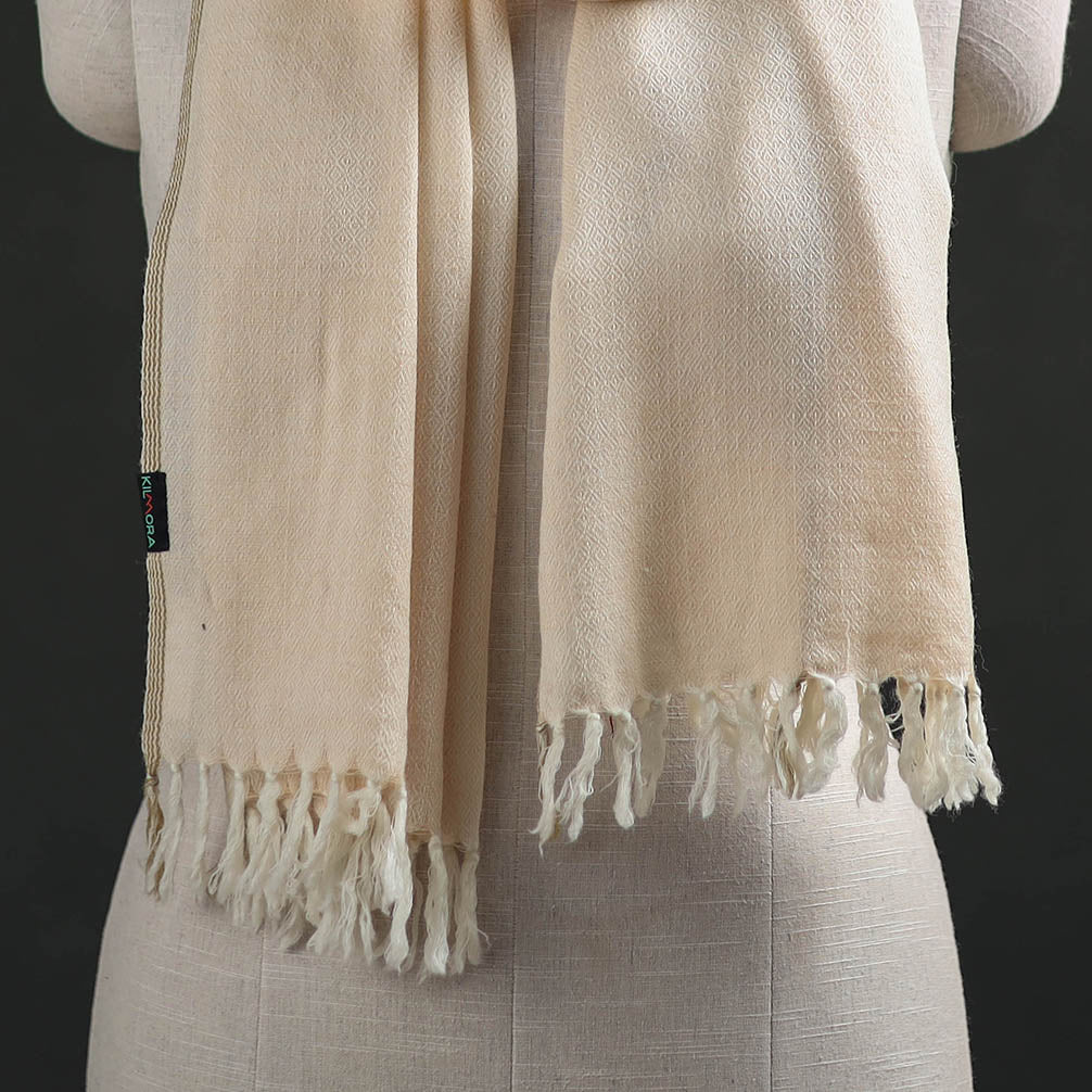 Kumaun Handwoven Pure Merino Wool Stole 68