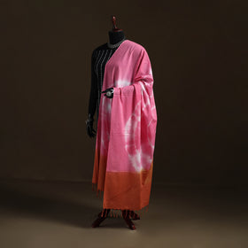 Shibori Tie-Dye Cotton Dupatta with Tassels 41