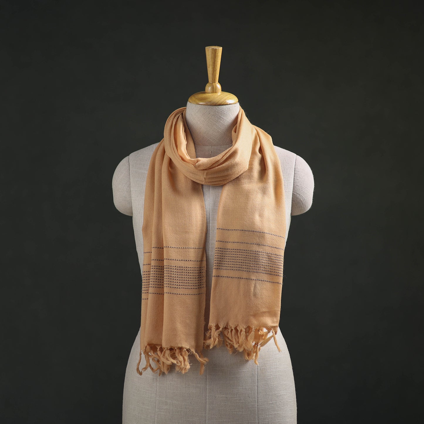 Kumaun Handwoven Pure Merino Wool Stole 69