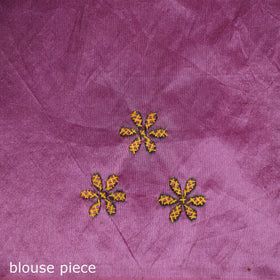 Hand Embroidered Silk Saree 15
