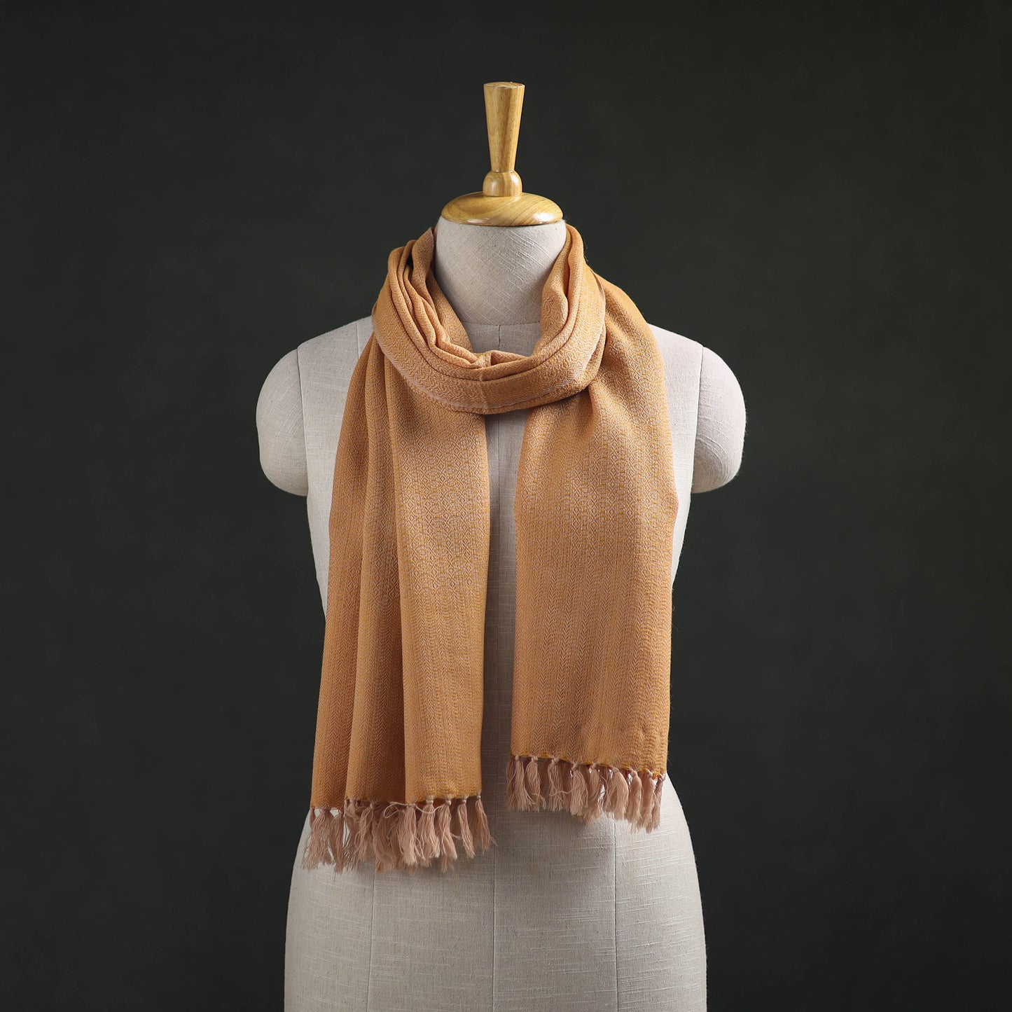 Kumaun Handwoven Pure Merino Wool Stole 70