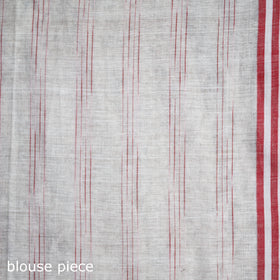 Bengal Handwoven Pure Cotton Check Saree for Durga Puja 10