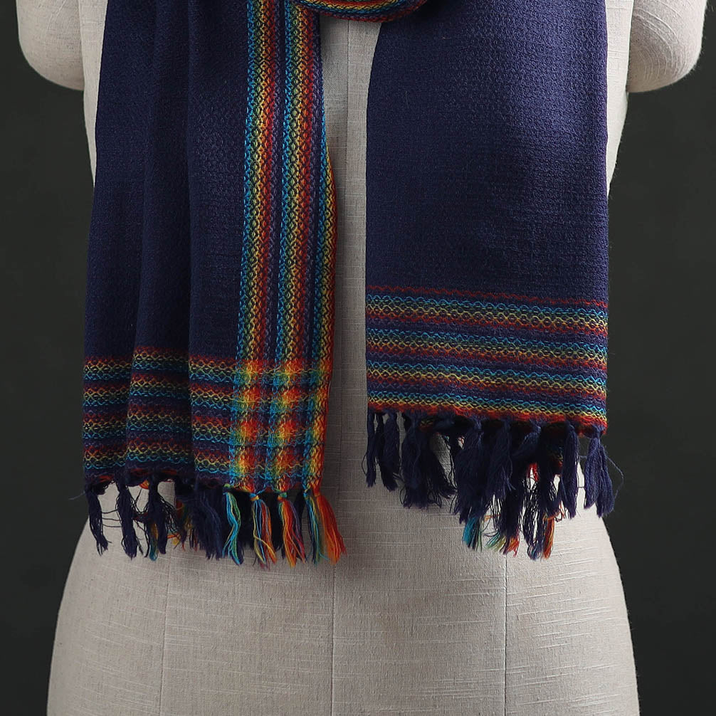 Kumaun Handwoven Pure Merino Wool Stole 72