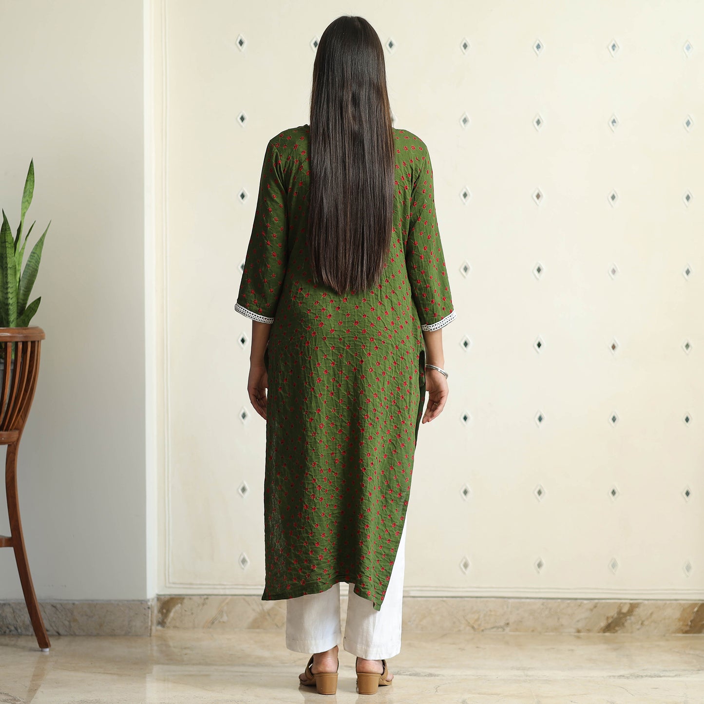 bandhani kurta