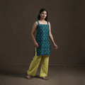 Pochampally Ikat Cotton Sleeveless Short Kurta for Women 30