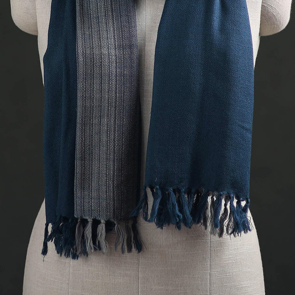 Kumaun Handwoven Pure Merino Wool Stole 73