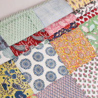 Single - Reversible Sanganeri Patchwork Cotton Quilt 38