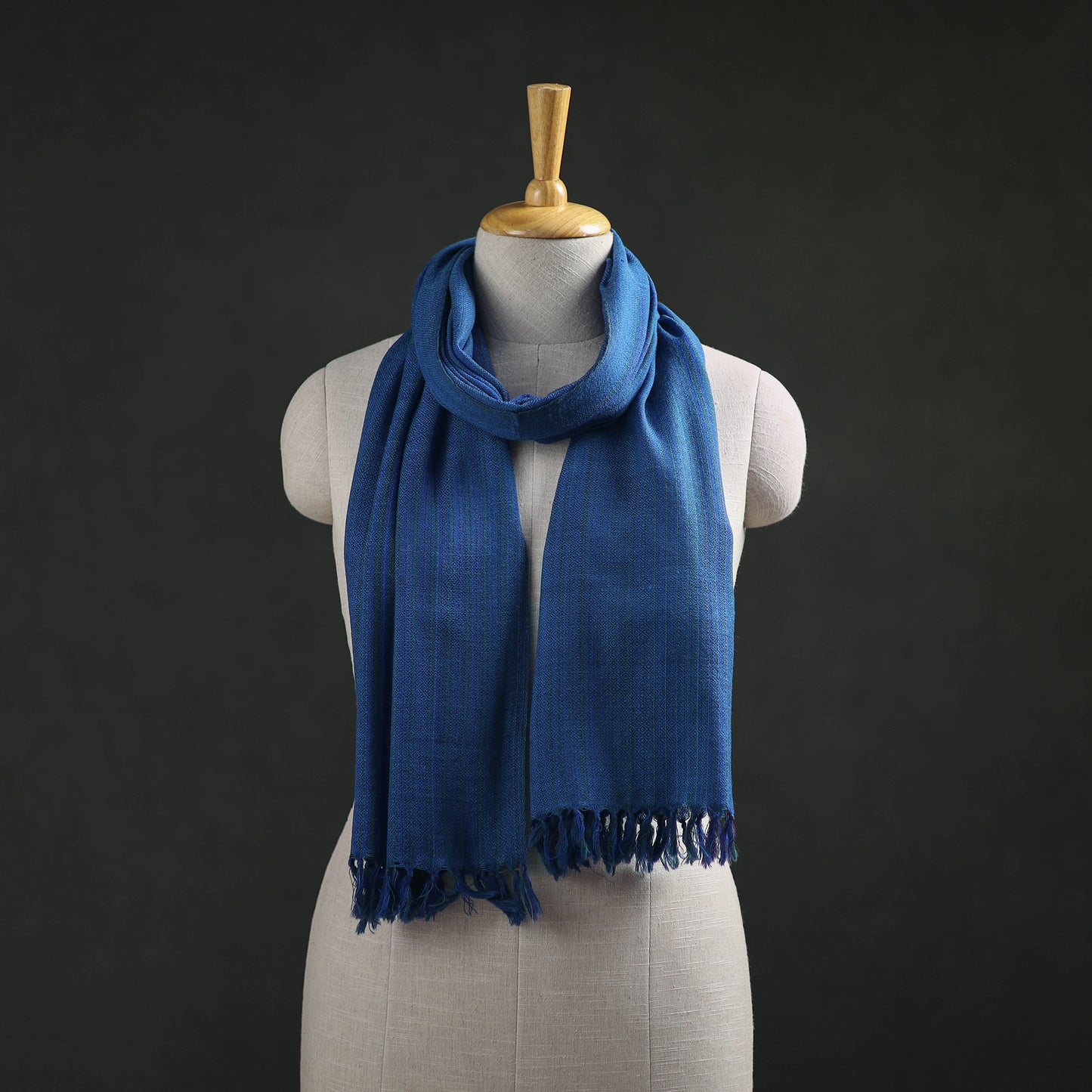 Kumaun Handwoven Pure Merino Wool Stole 74