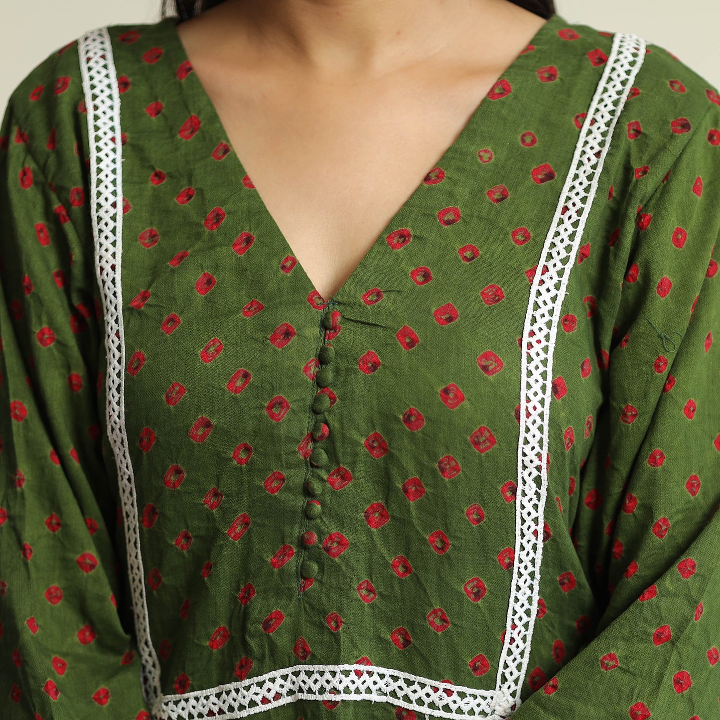 bandhani kurta
