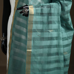 Pure Handloom Cotton Nizam Zari Border Mangalagiri Dupatta 53