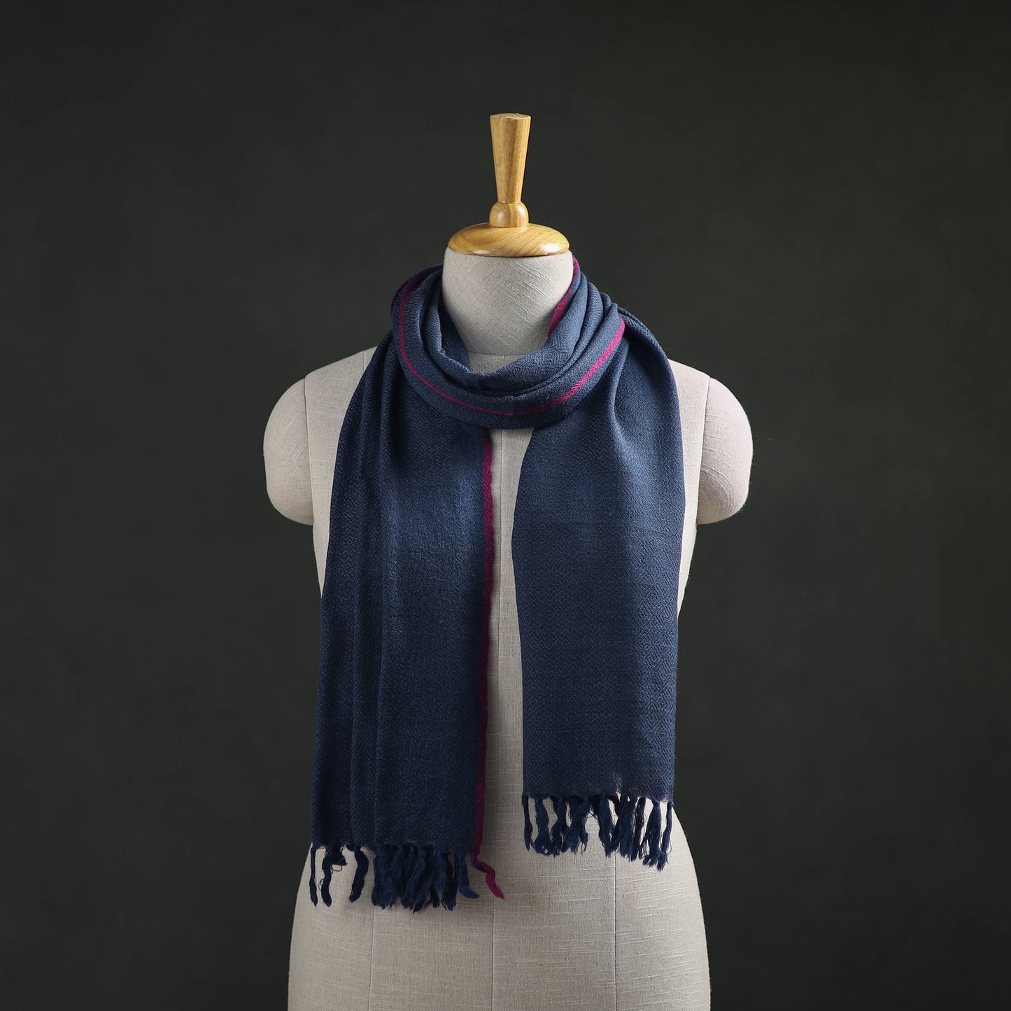Kumaun Handwoven Pure Merino Wool Stole 75