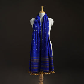 Kutch Handwoven Merino Wool Bandhani Tie-Dye Shawl 18
