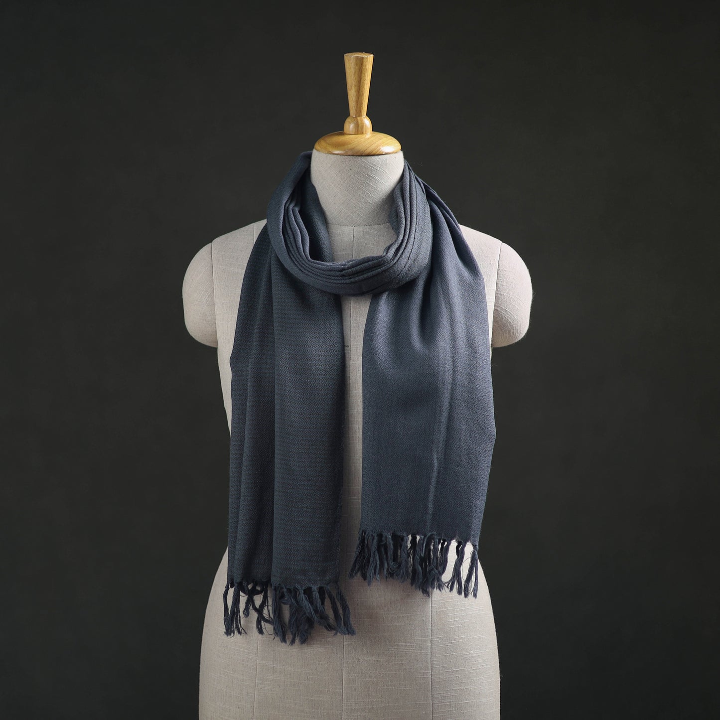 Kumaun Handwoven Pure Merino Wool Stole 77