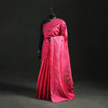 Hand Embroidered Silk Saree 17