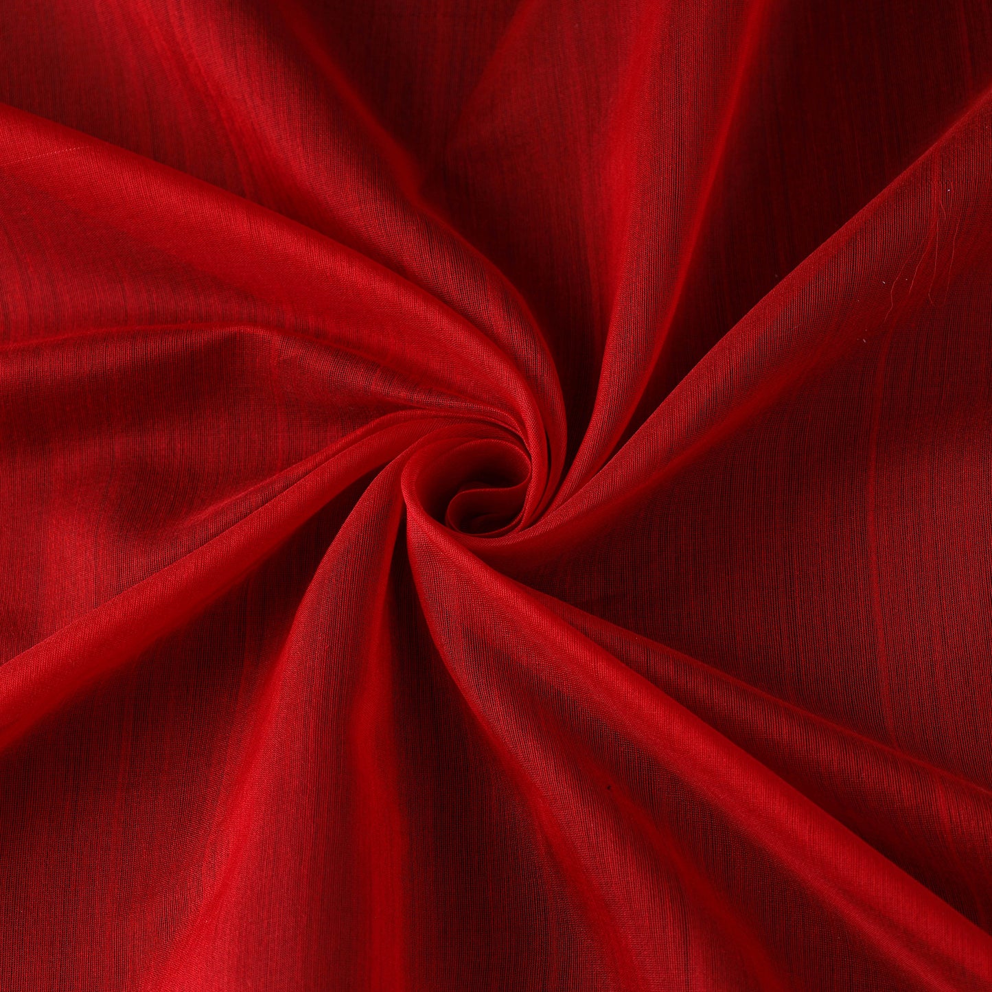 Red - handloom silk cotton plain chanderi fabric 03