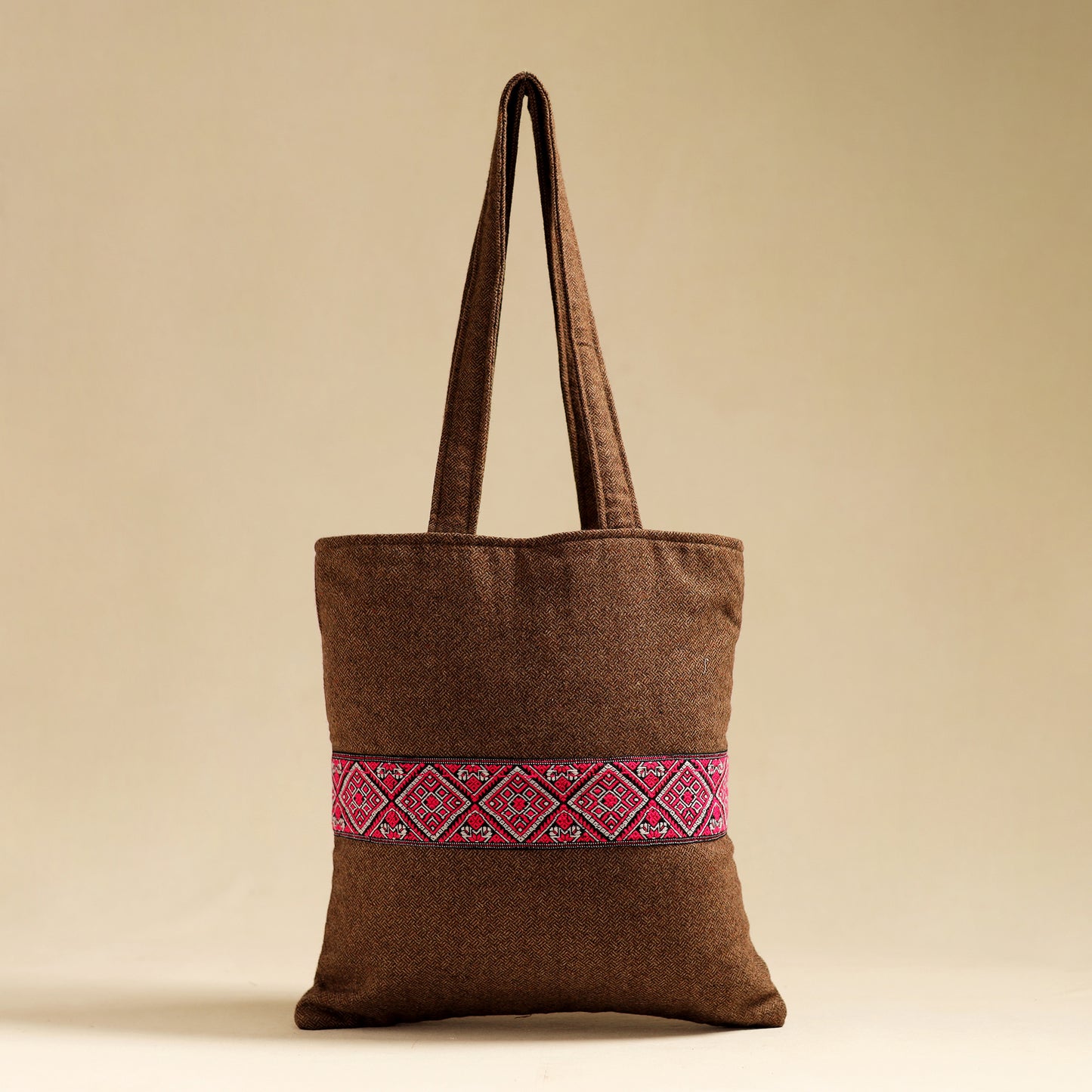 Assam Border Woolen Jhola Bag by Kritenya Manjuri