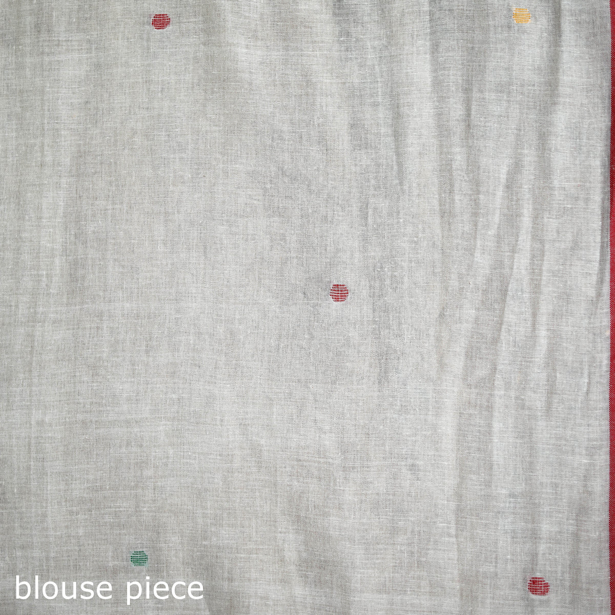 Handwoven Pure Cotton Phulia Jamdani Saree for Durga Puja 11