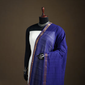 Pure Handloom Cotton Nizam Zari Border Mangalagiri Dupatta 55