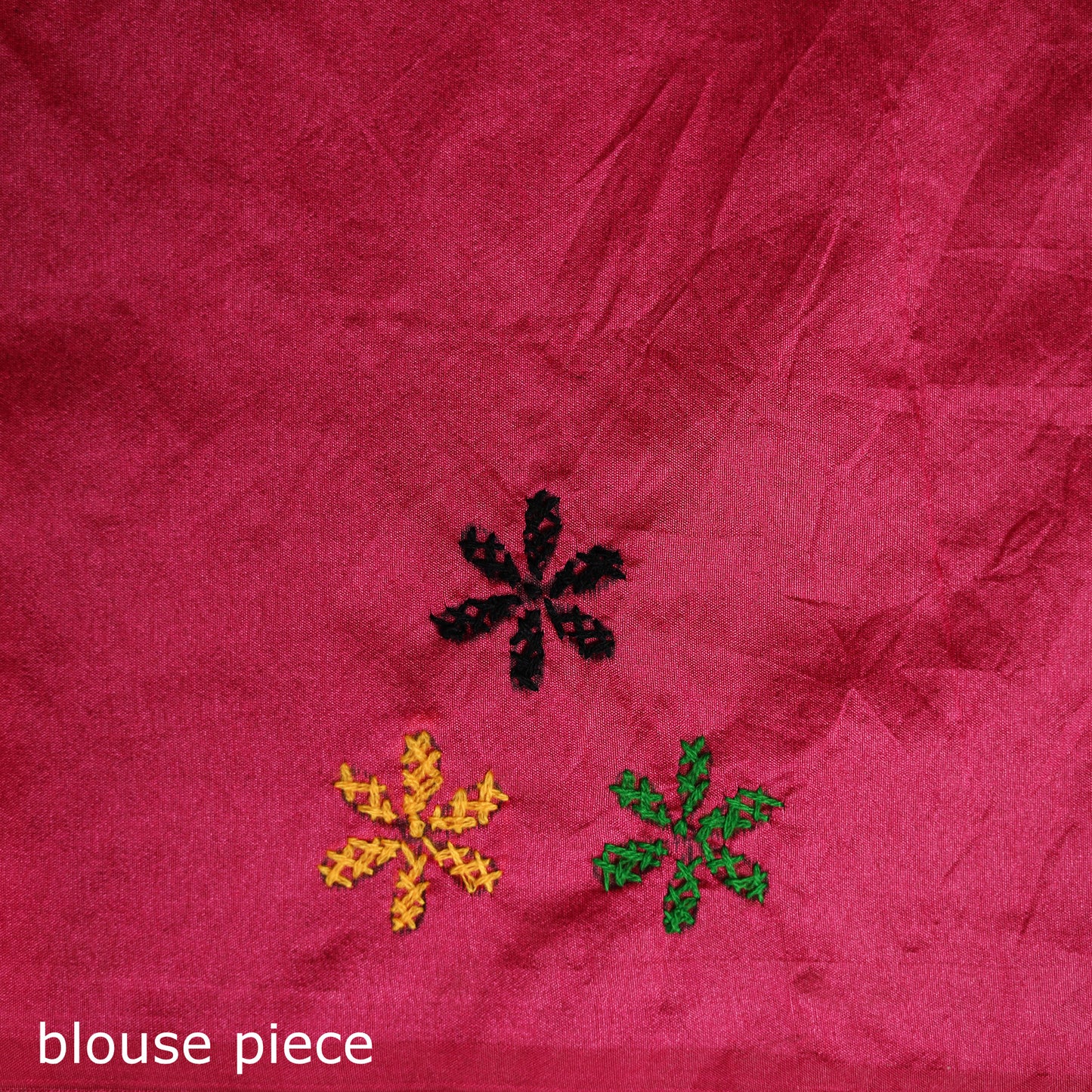 Hand Embroidered Silk Saree 17