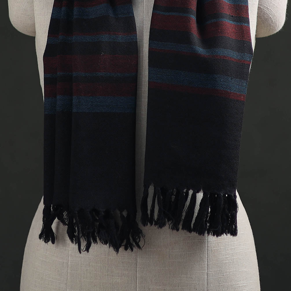 Kumaun Handwoven Pure Merino Wool Stole 81