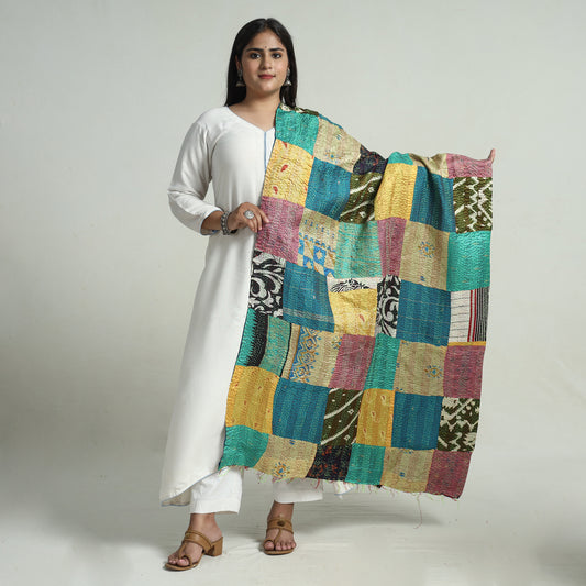 kantha embroidery dupatta