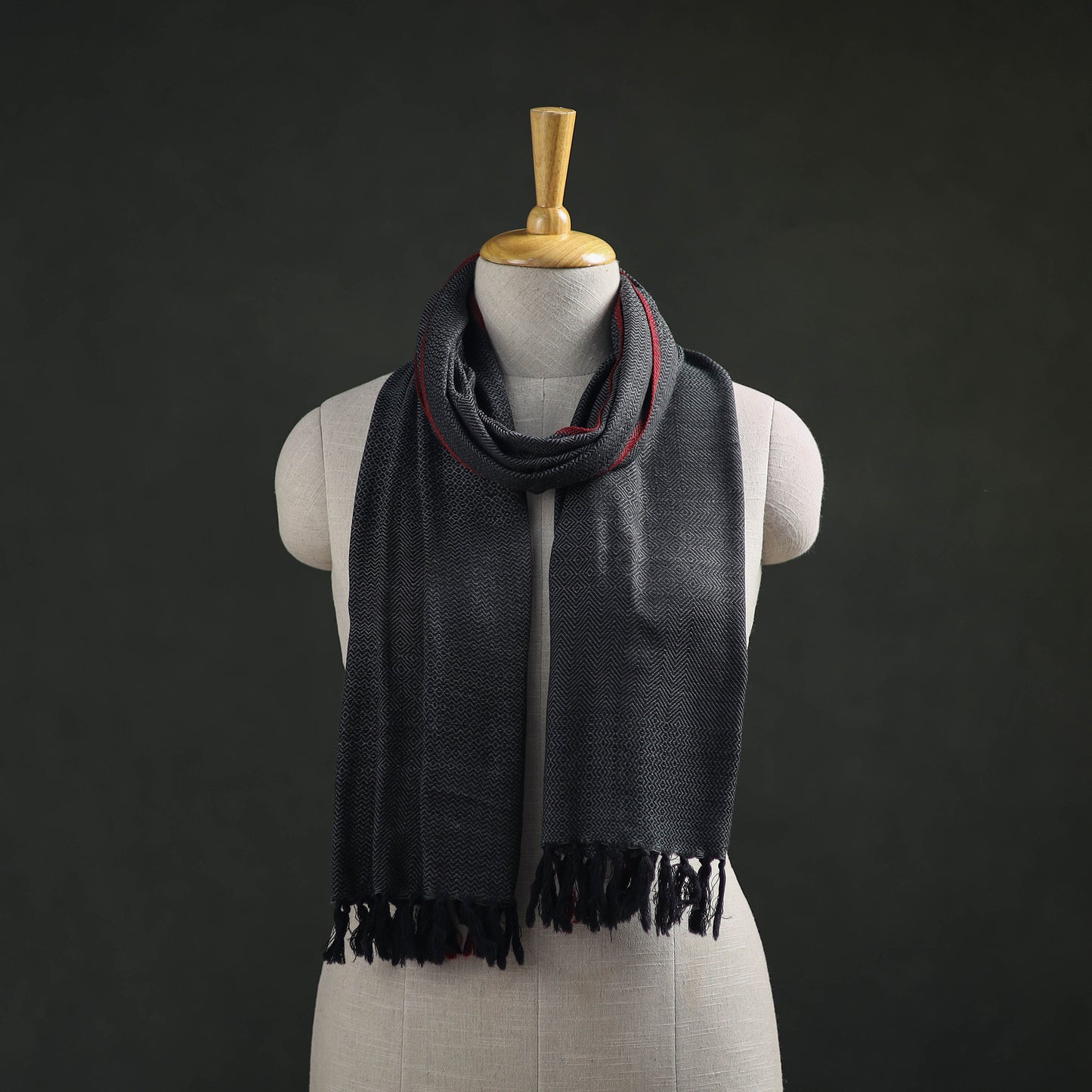 Kumaun Handwoven Pure Merino Wool Stole 82